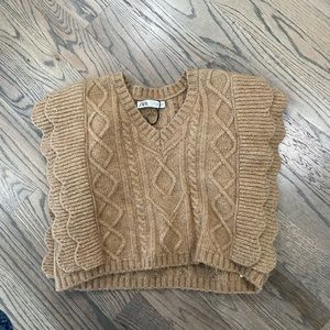 Zara short sleeve sweater